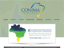 Tablet Screenshot of conima.org.br